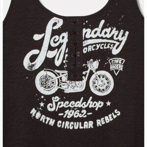 Torrid Motorcycle Classic Fit Vintage Hook Eye Tank, 5X